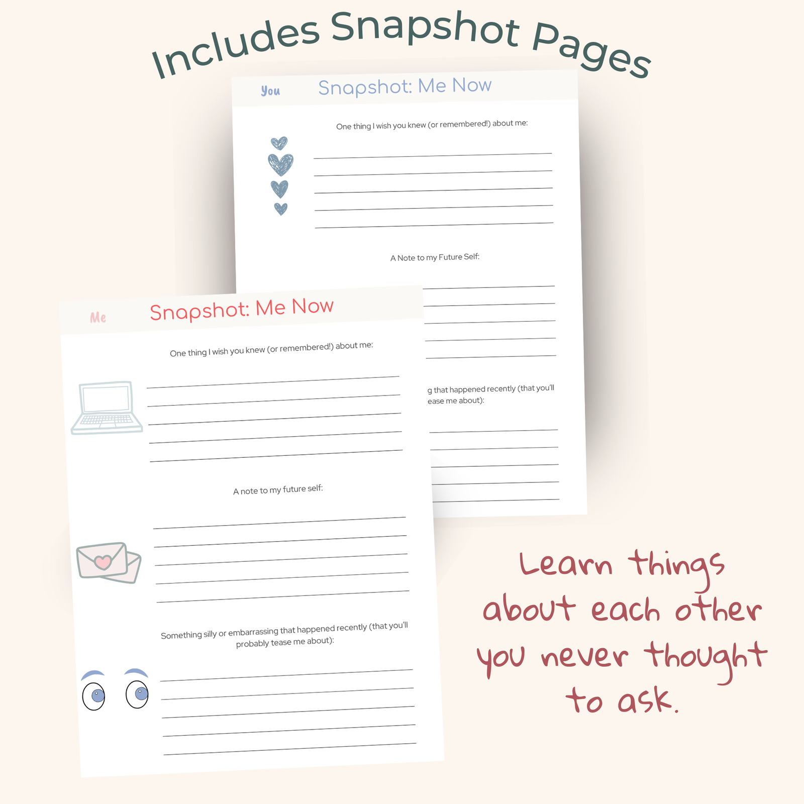 Pass-It-Back™ Couples Journal | 30 Prompts - Image 3