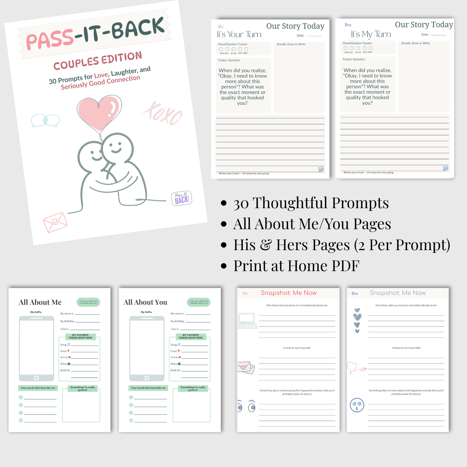 Pass-It-Back™ Couples Journal | 30 Prompts - Image 5