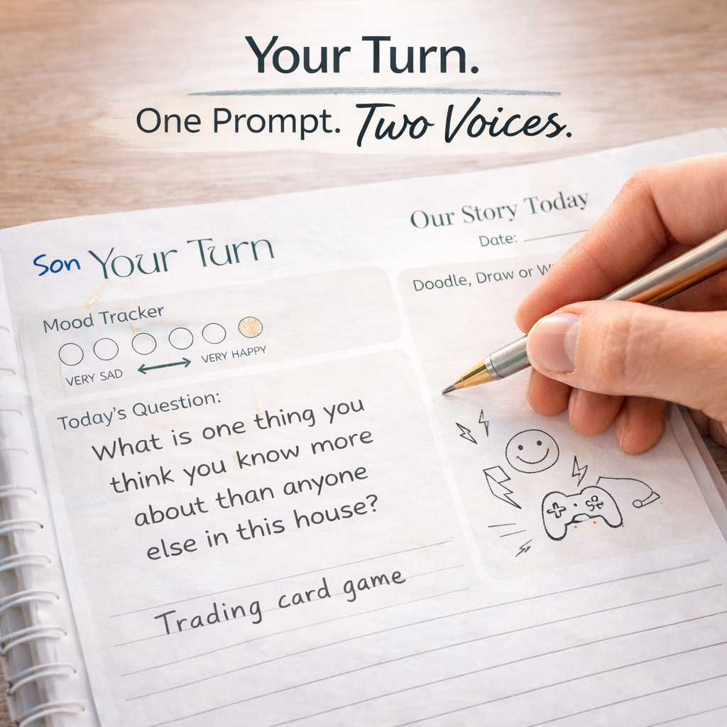 Pass-It-Back™ Mom & Son Mini Journal | 10 Prompts | Ages 9-Teen - Image 6