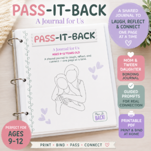 Pass-It-Back™ Mother & Daughter Journal | Ages 9–12