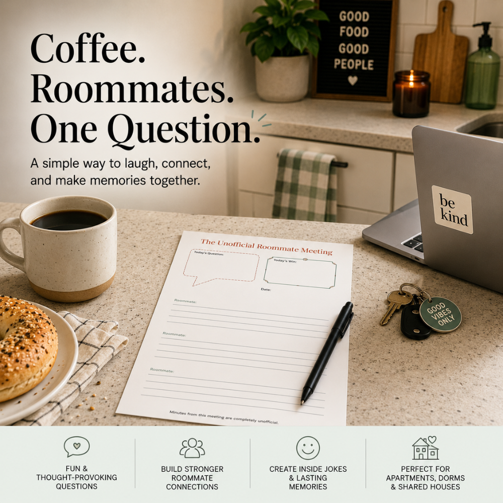 Funny Roommate Prompts | Roommate Conversation Printable | 31 Ready-to-Use Questions PDF - Image 3