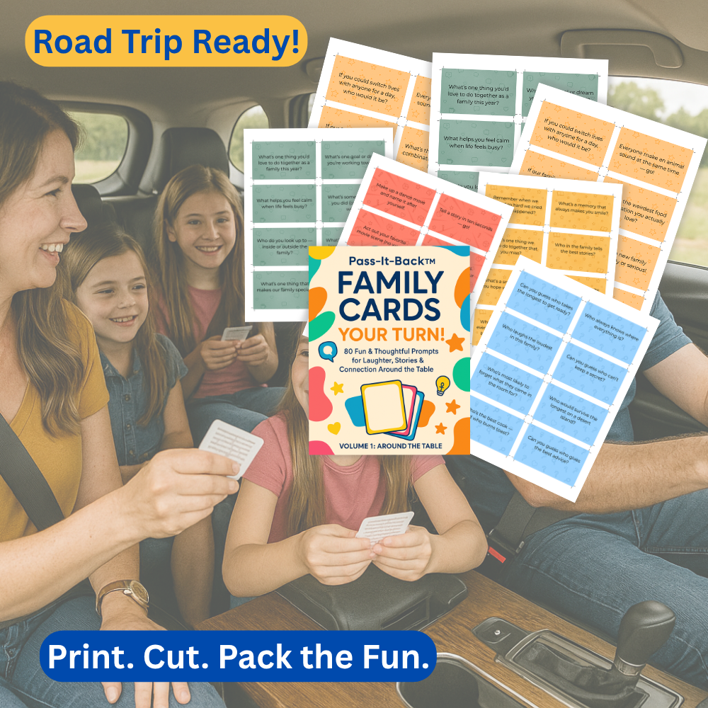 Pass-It-Back™ Family Conversation Cards | 80 Printable Questions for Game Night - Image 4