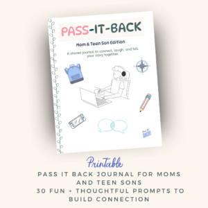 image of a shared journal for Mom-Teen Son