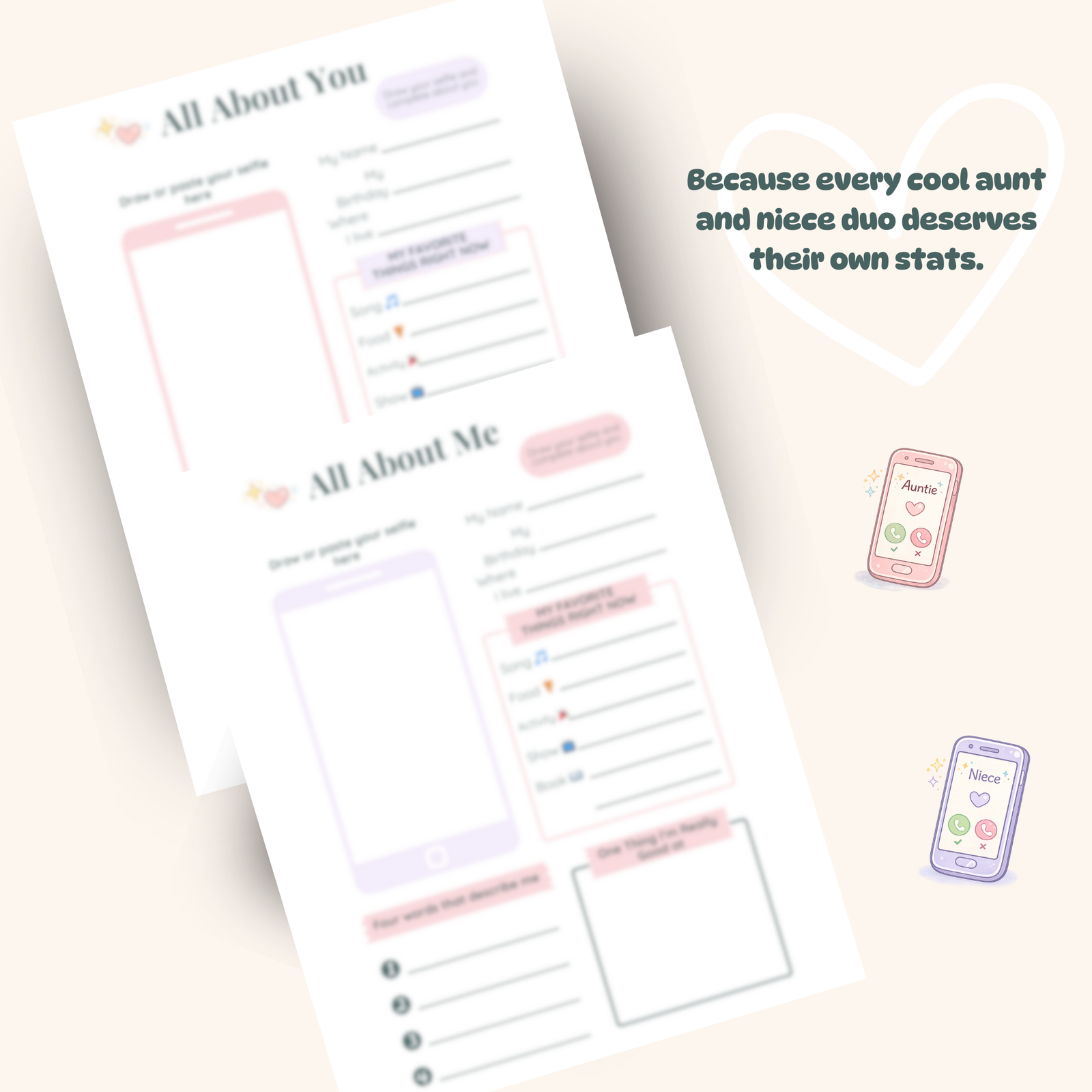 Pass-It-Back™ Aunt and Niece Journal | 10 Shared Prompts | Ages 7–14 - Image 5