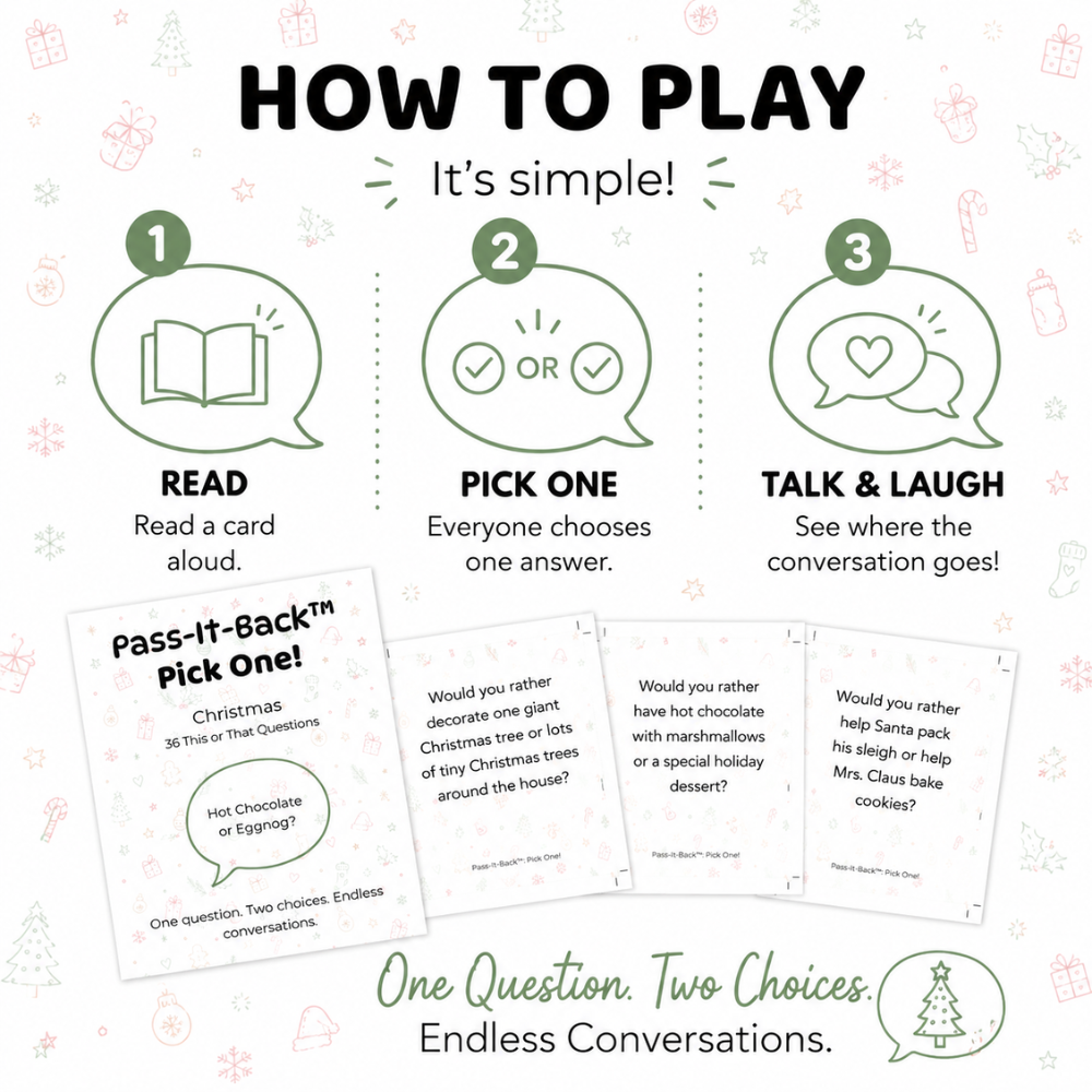Christmas This or That Cards | Printable Family Christmas Game | Holiday Party Activity | Instant Download - Image 4