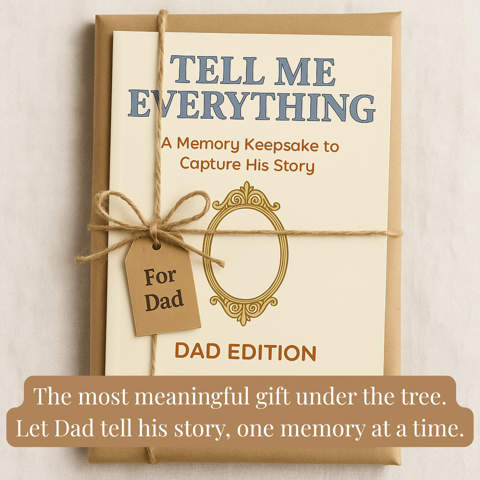 Dad Memory Book | Tell Me Everything Printable Life Story Keepsake - Image 8