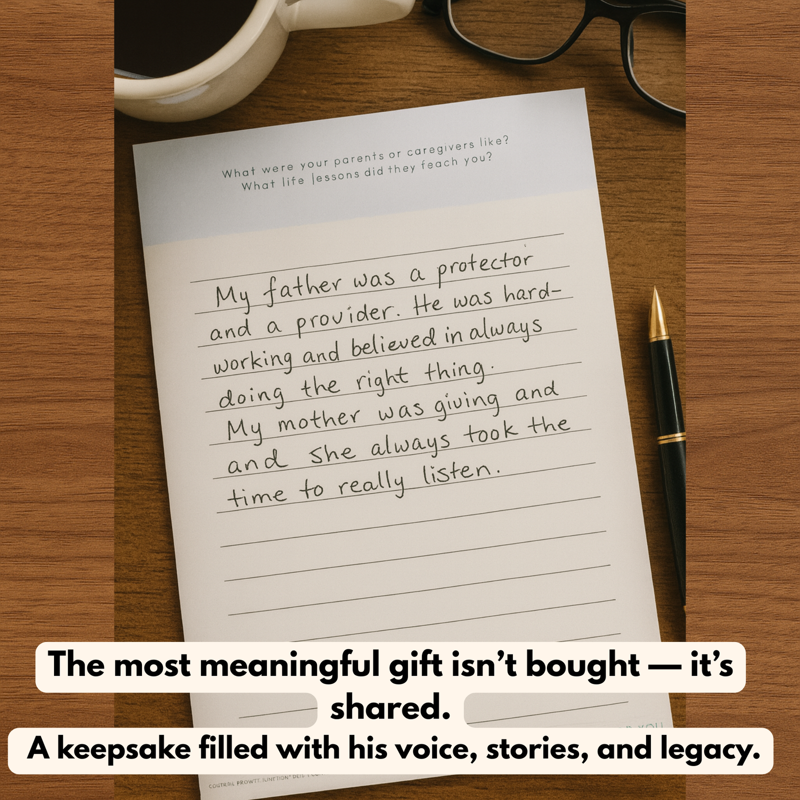 Dad Memory Book | Tell Me Everything Printable Life Story Keepsake - Image 9