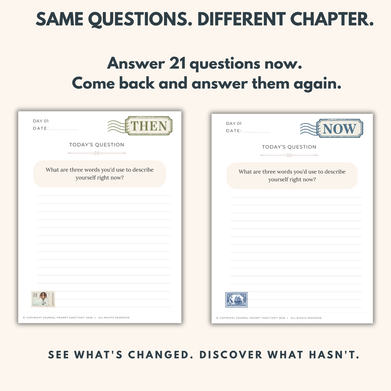 Self Discovery Journal Printable, 21 Guided Reflection Prompts PDF - Image 4